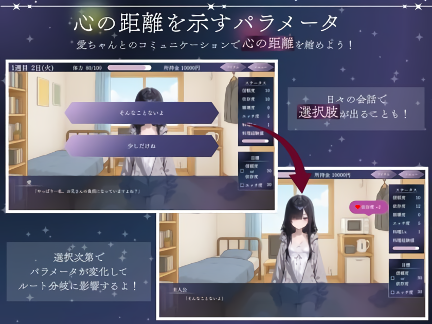 GA174[互动SLG/同居/青梅竹马] 与孤独少女的50天 孤独少女との50日間 内嵌AI汉化版+自带全回想 [1.50G]